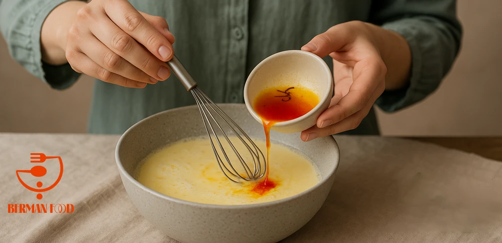 بستنی سنتی با ثعلب و تخم مرغ