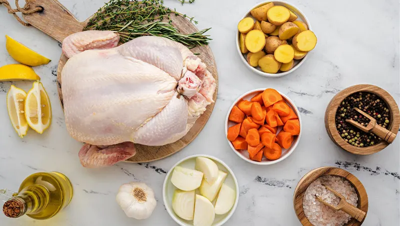 استفاده از سبزیجات بوگیر برای از بین بردن بوی زهم مرغ