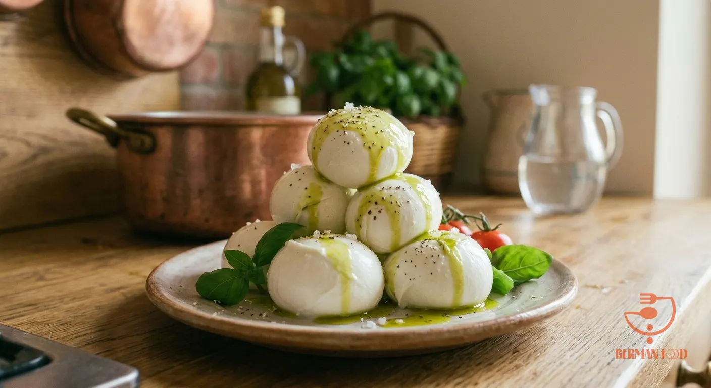 طرز تهیه پنیر موزارلا در خانه