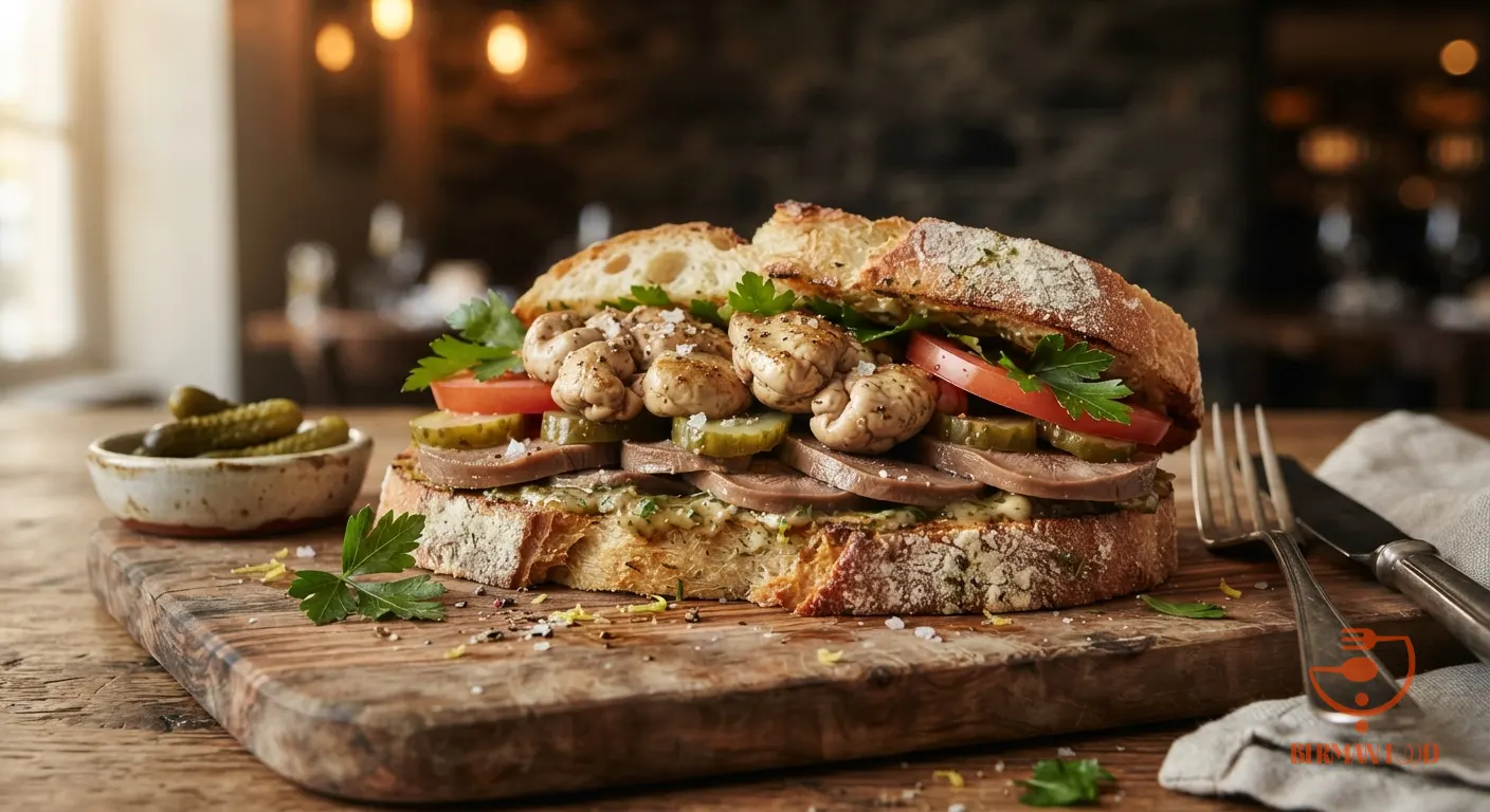 طرز تهیه ساندویچ مغز و زبان به سبک قدیمی ها